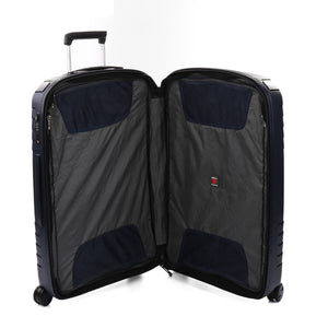 Roncato Ypsilon Hardsided Spinner Suitcase 3pc Set - Dark Blue - Love Luggage