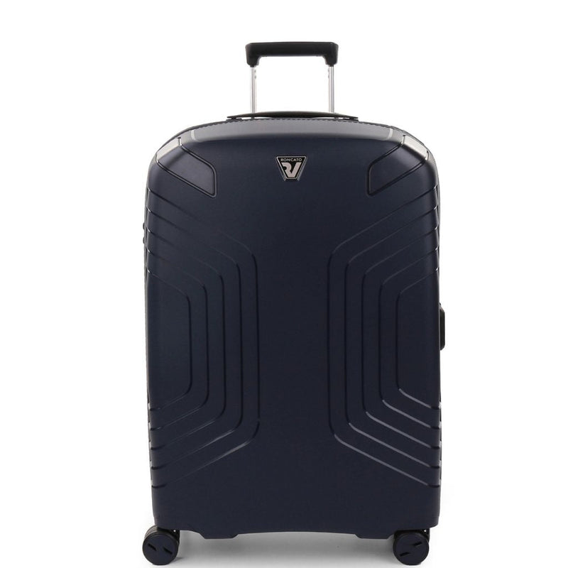 Roncato Ypsilon Hardsided Spinner Suitcase 3pc Set - Dark Blue - Love Luggage