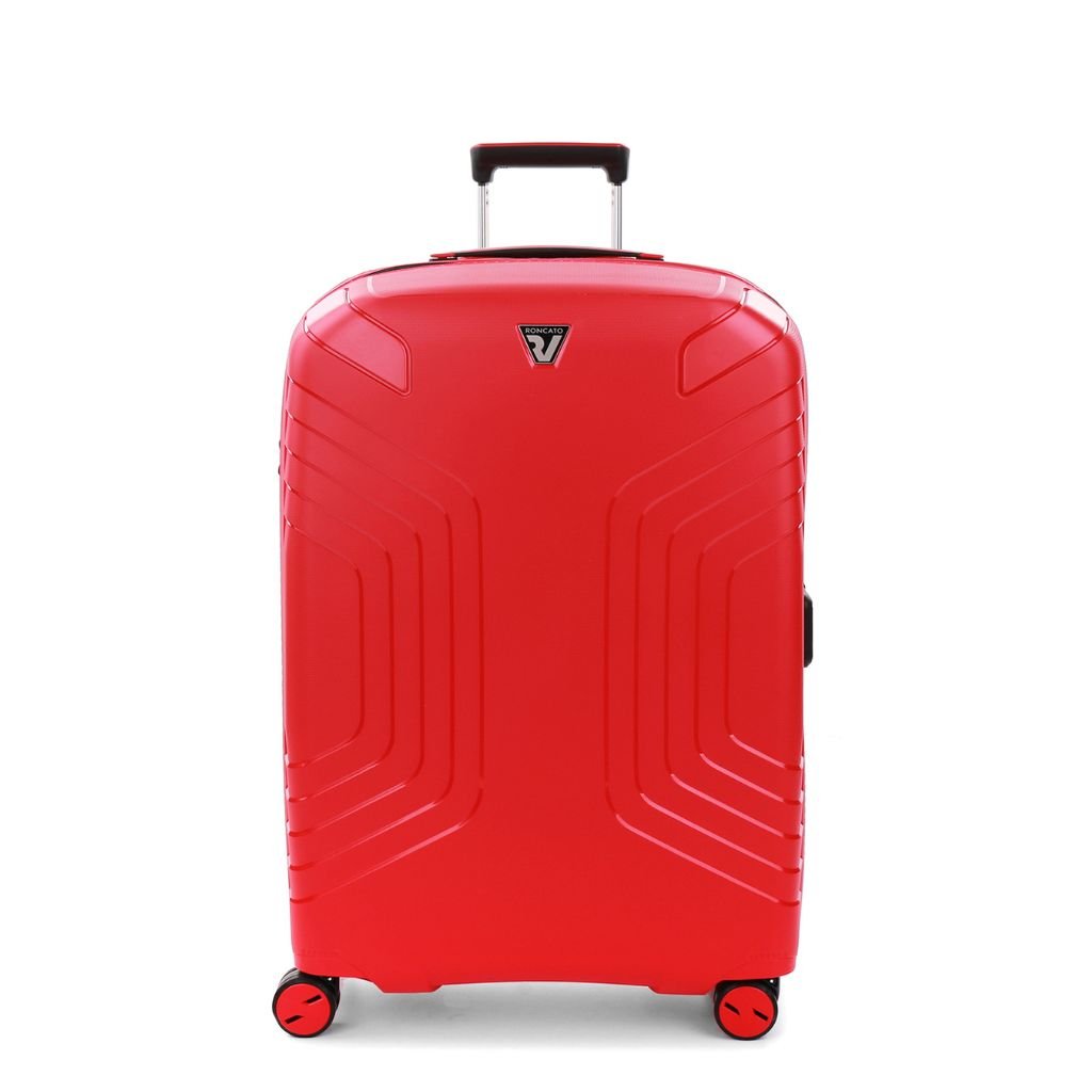 Roncato Ypsilon Hardsided Spinner Suitcase 3pc Set - Red - Love Luggage