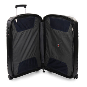 Roncato Ypsilon Hardsided Spinner Suitcase Duo Set - Black - Love Luggage
