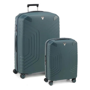 Roncato Ypsilon Hardsided Spinner Suitcase Duo Set - Green - Love Luggage
