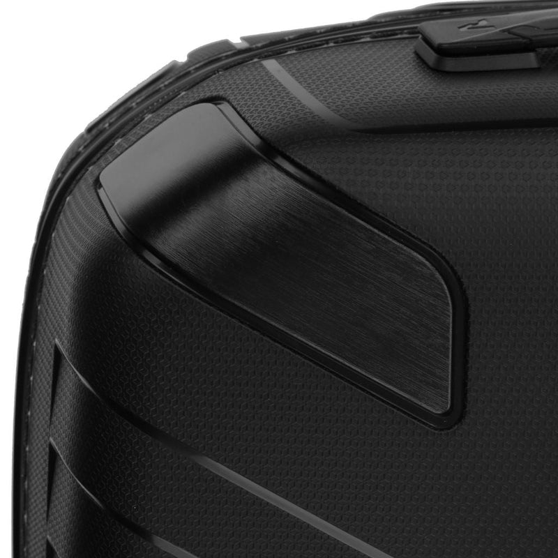 Roncato Ypsilon Large 78cm Hardsided Exp Spinner Suitcase Black - Love Luggage