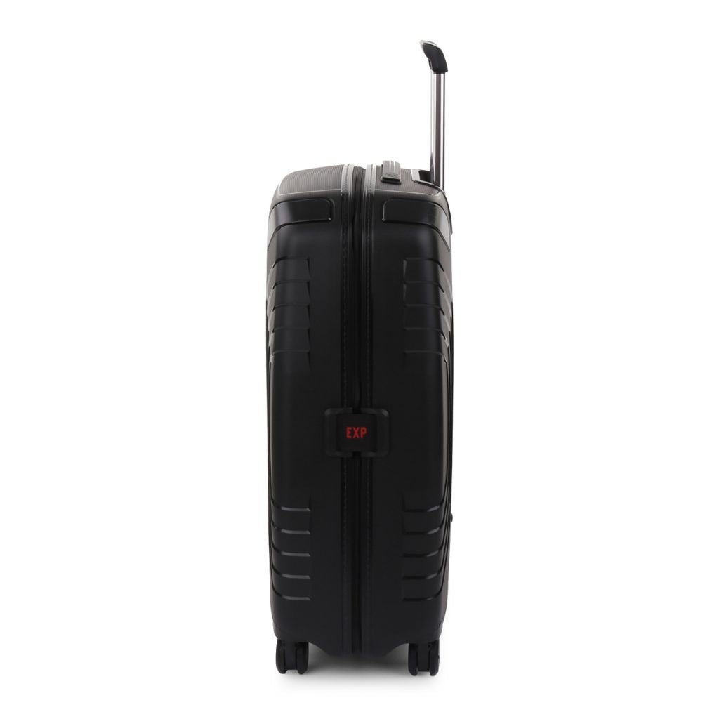 Roncato Ypsilon Large 78cm Hardsided Exp Spinner Suitcase Black - Love Luggage
