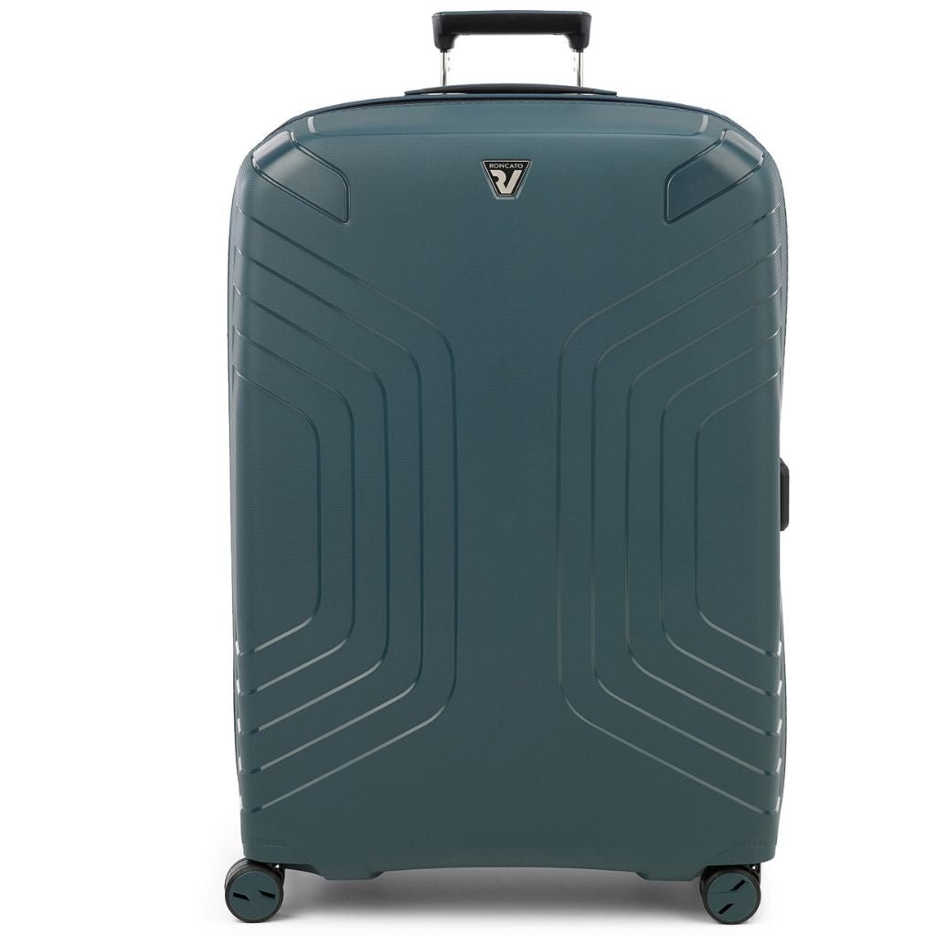 Roncato Ypsilon Large 78cm Hardsided Exp Spinner Suitcase Green - Love Luggage