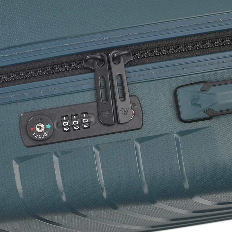 Roncato Ypsilon Large 78cm Hardsided Exp Spinner Suitcase Green - Love Luggage