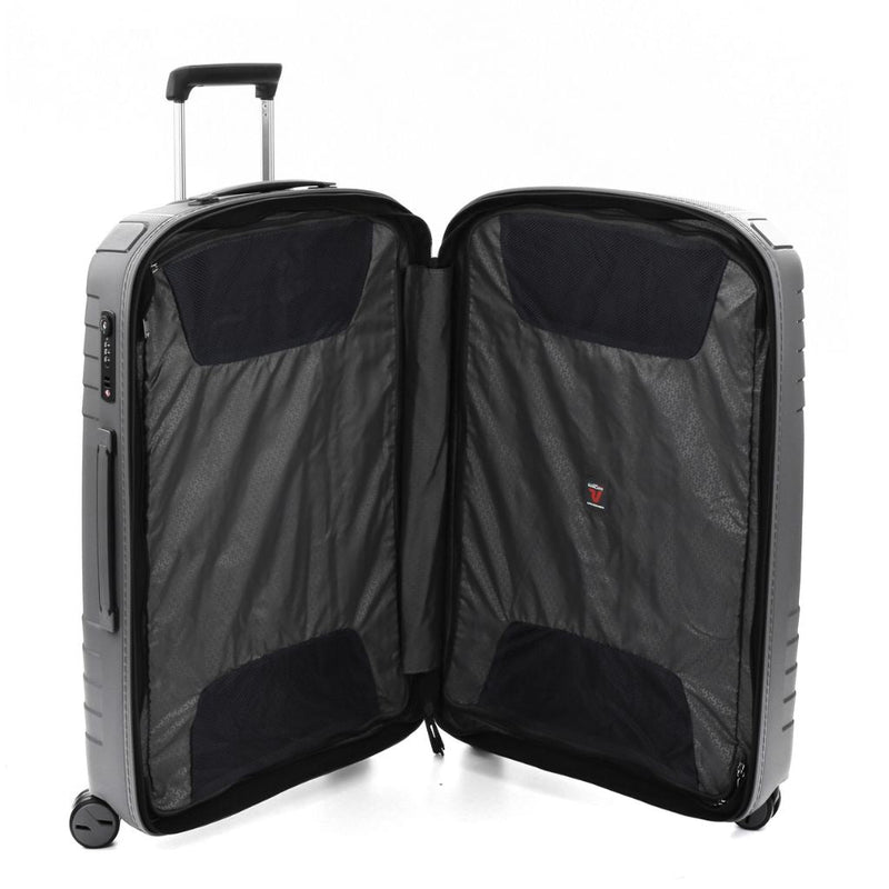 Roncato Ypsilon Large 78cm Hardsided Exp Spinner Suitcase Grey - Love Luggage
