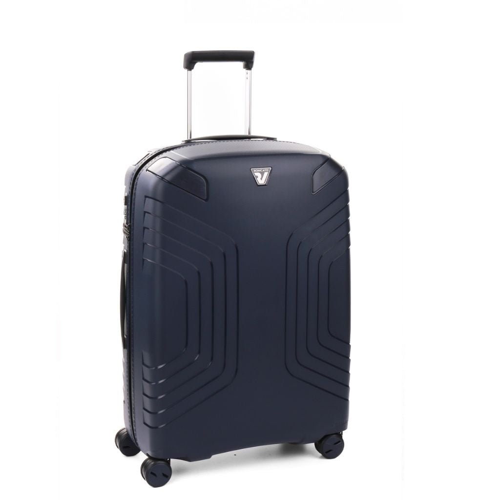 Roncato Ypsilon Medium 69cm Hardsided Exp Spinner Suitcase Dark Blue - Love Luggage