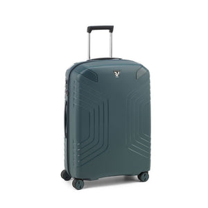 Roncato Ypsilon Medium 69cm Hardsided Exp Spinner Suitcase Green - Love Luggage