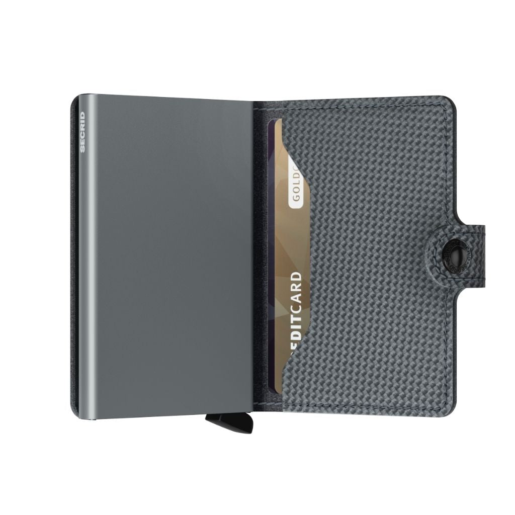 Secrid Miniwallet - Carbon Grey - Love Luggage