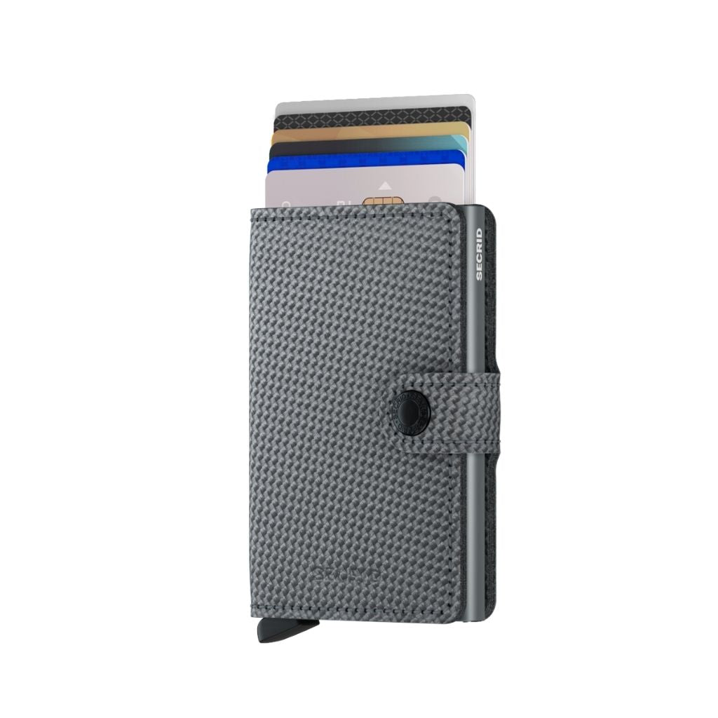 Secrid Miniwallet - Carbon Grey - Love Luggage