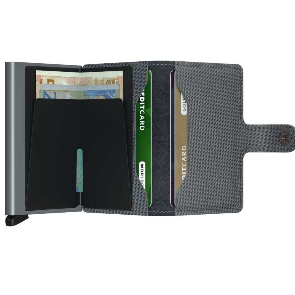 Secrid Miniwallet - Carbon Grey - Love Luggage