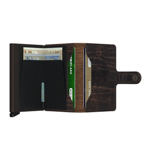 Secrid Miniwallet Dutch Martin Cacao Brown Leather - Love Luggage