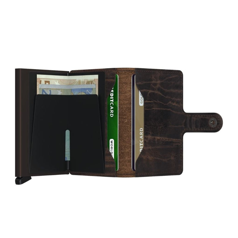 Secrid Miniwallet Dutch Martin Cacao Brown Leather - Love Luggage