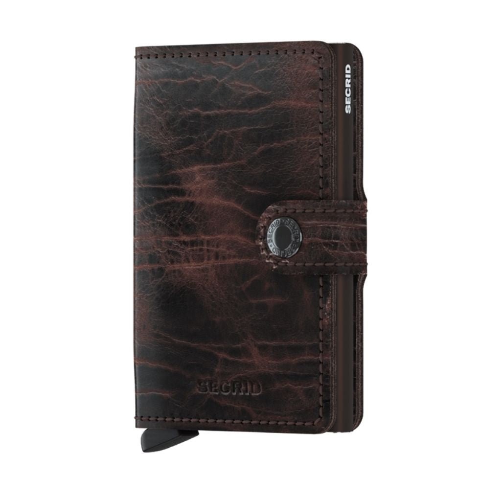 Secrid Miniwallet Dutch Martin Cacao Brown Leather - Love Luggage