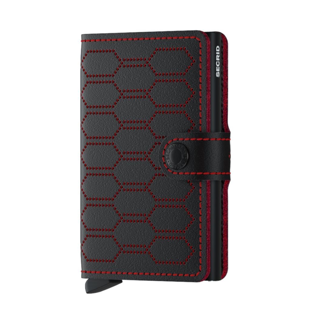 Secrid Miniwallet Fuel Black - Red - Love Luggage