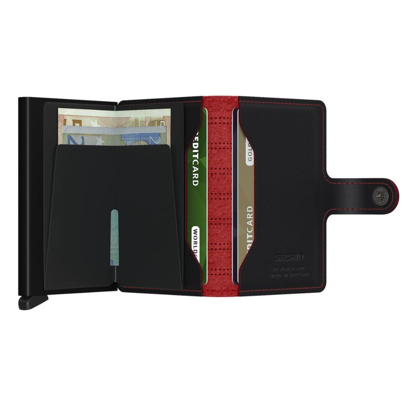 Secrid Miniwallet Fuel Black - Red - Love Luggage