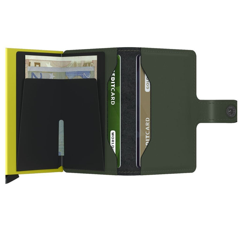 Secrid Miniwallet Matte Green & Lime - Love Luggage