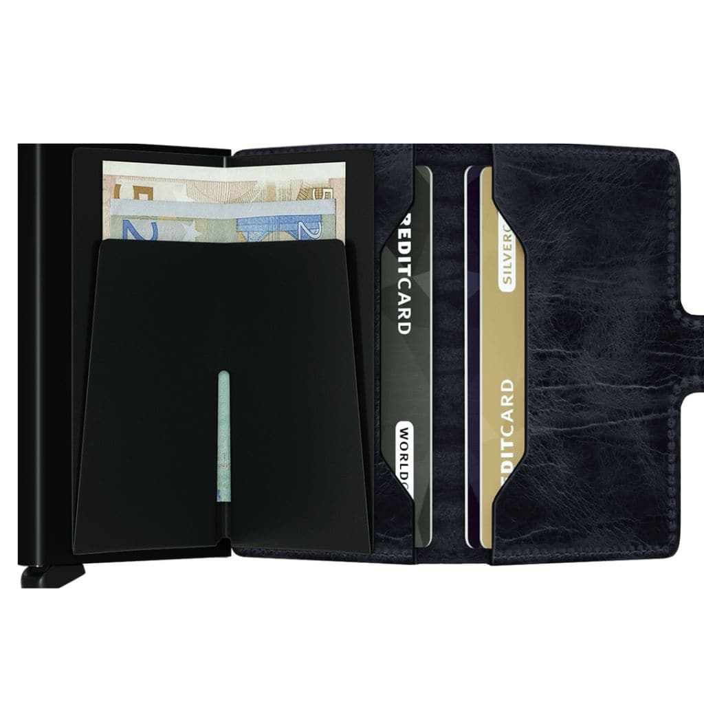 Secrid Miniwallet Nightblue Dutch Martin Leather - Love Luggage