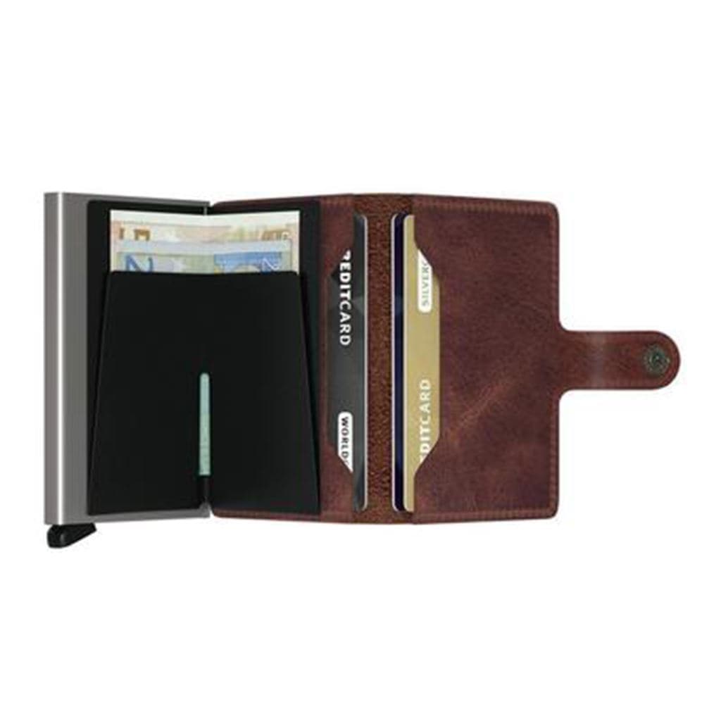 Secrid Miniwallet - Vintage Brown Leather - Love Luggage