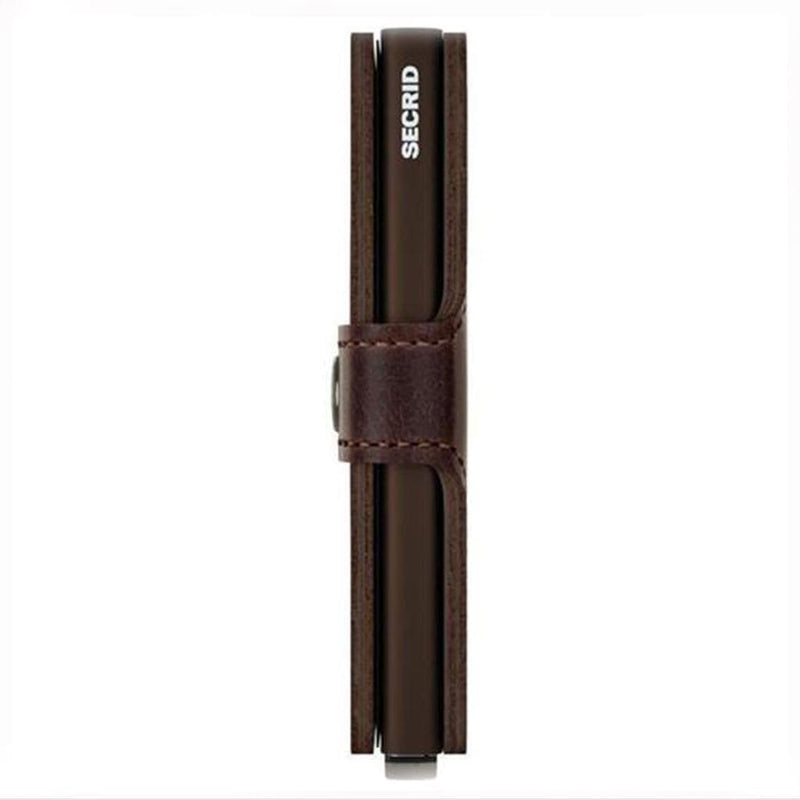 Secrid Miniwallet - Vintage Chocolate Leather - Love Luggage