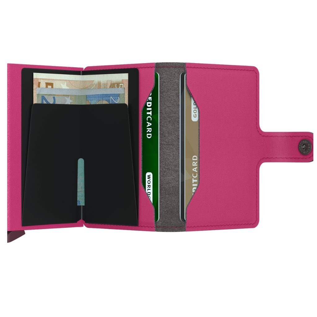 Secrid Miniwallet Yard Powder Fuchsia Non Leather - Love Luggage