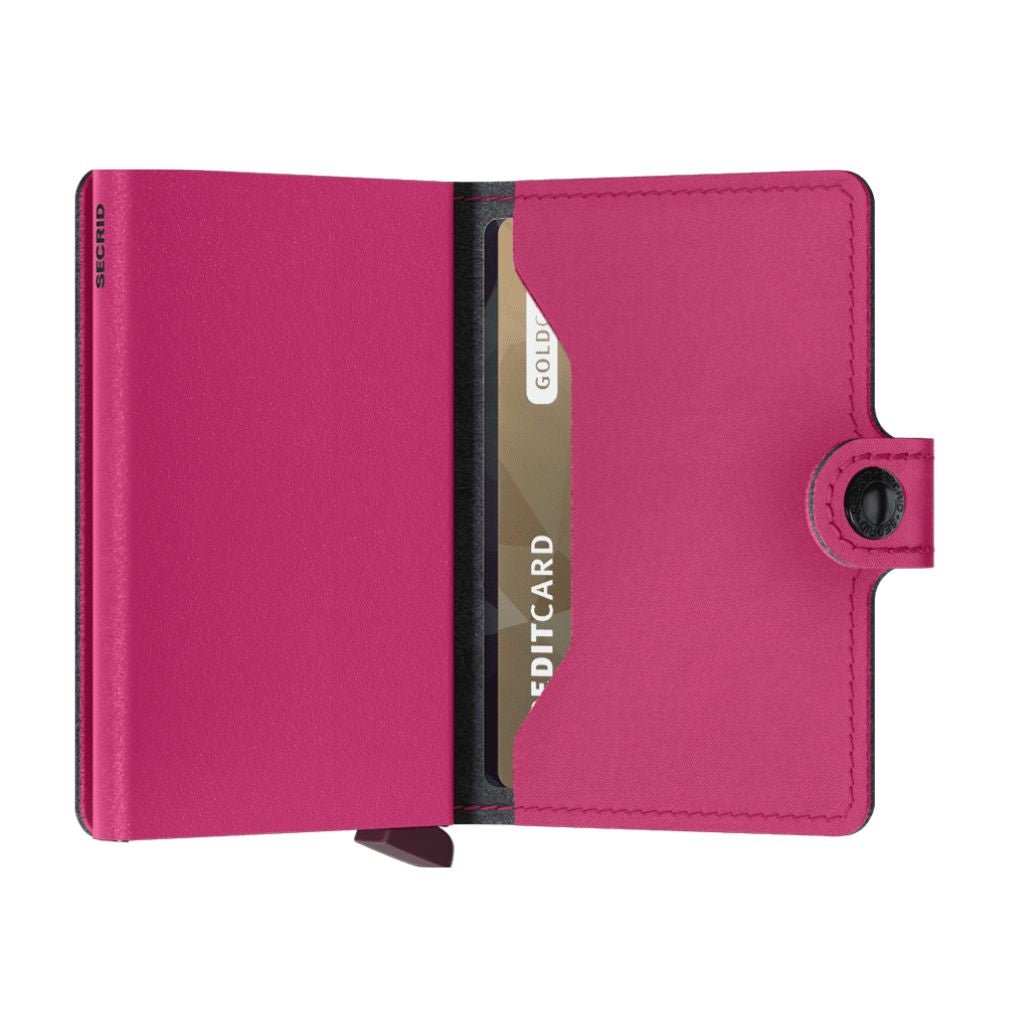 Secrid Miniwallet Yard Powder Fuchsia Non Leather - Love Luggage