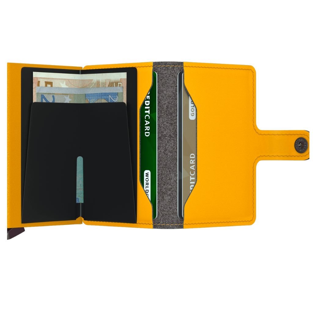 Secrid Miniwallet Yard Powder Ochre Non Leather - Love Luggage