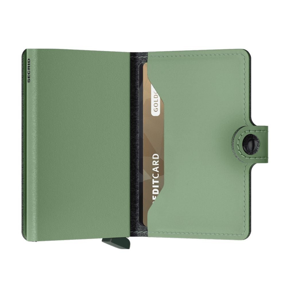 Secrid Miniwallet Yard Powder Pistachio Non Leather - Love Luggage
