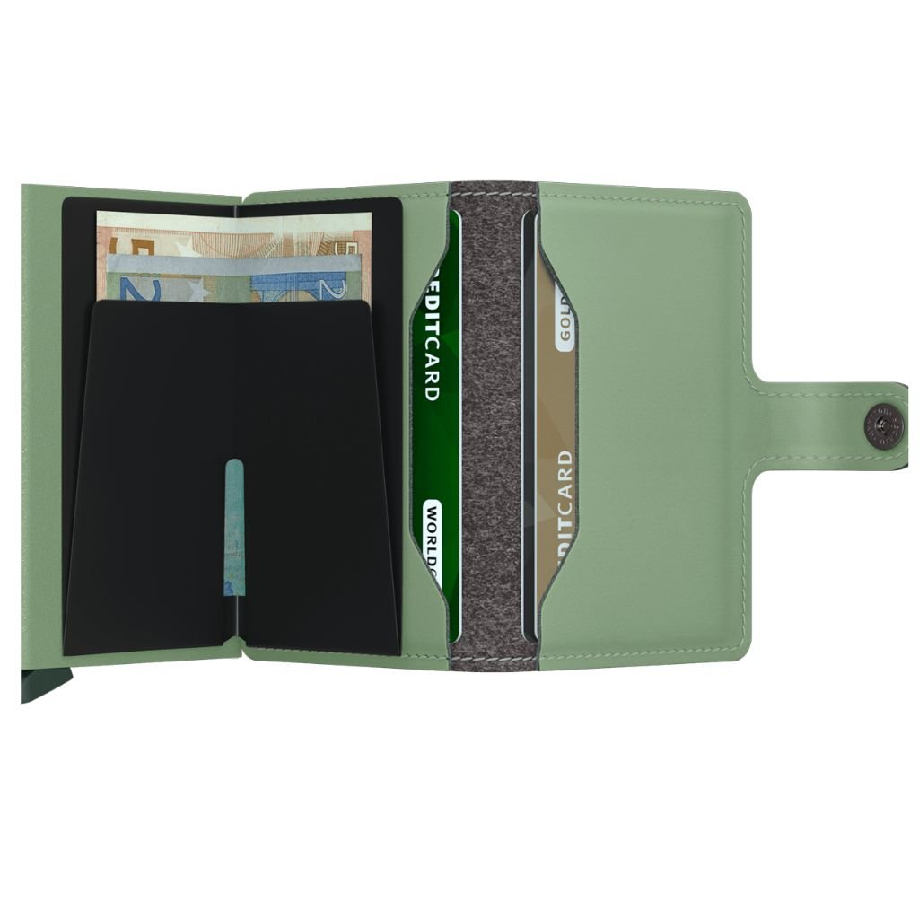 Secrid Miniwallet Yard Powder Pistachio Non Leather - Love Luggage