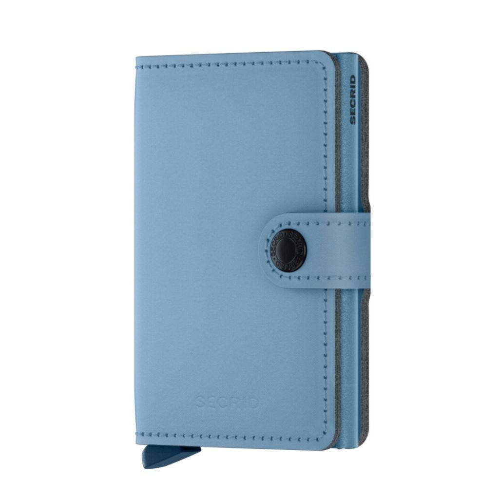 Secrid Miniwallet Yard Powder Sky Blue Non Leather - Love Luggage