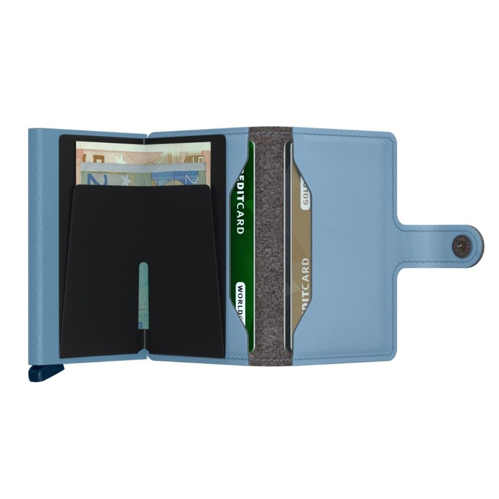 Secrid Miniwallet Yard Powder Sky Blue Non Leather - Love Luggage