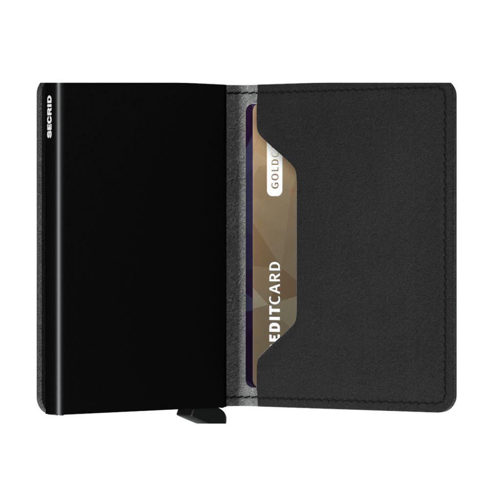 Secrid Slim Wallet Yard Black Non Leather - Love Luggage