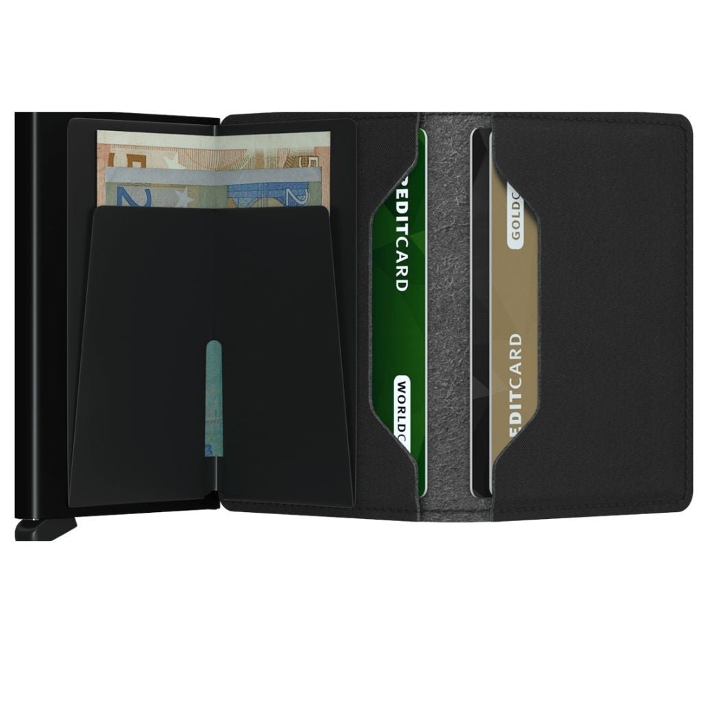 Secrid Slim Wallet Yard Black Non Leather - Love Luggage