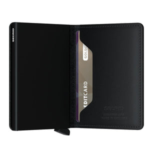 Secrid Slimwallet Black Perforated Leather - Love Luggage
