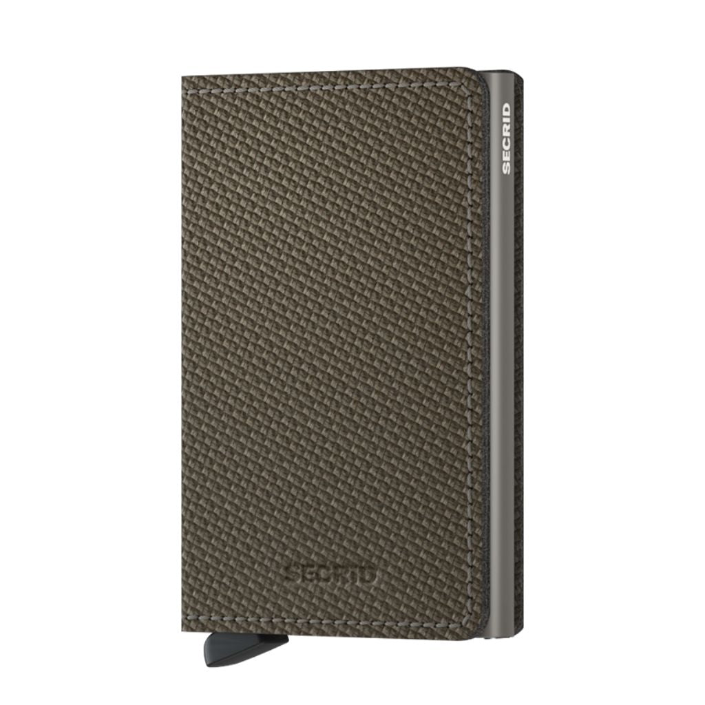 Secrid Slimwallet - Carbon Khaki - Love Luggage