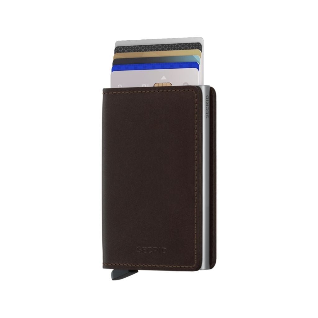 Secrid Slimwallet - Dark Brown - Love Luggage