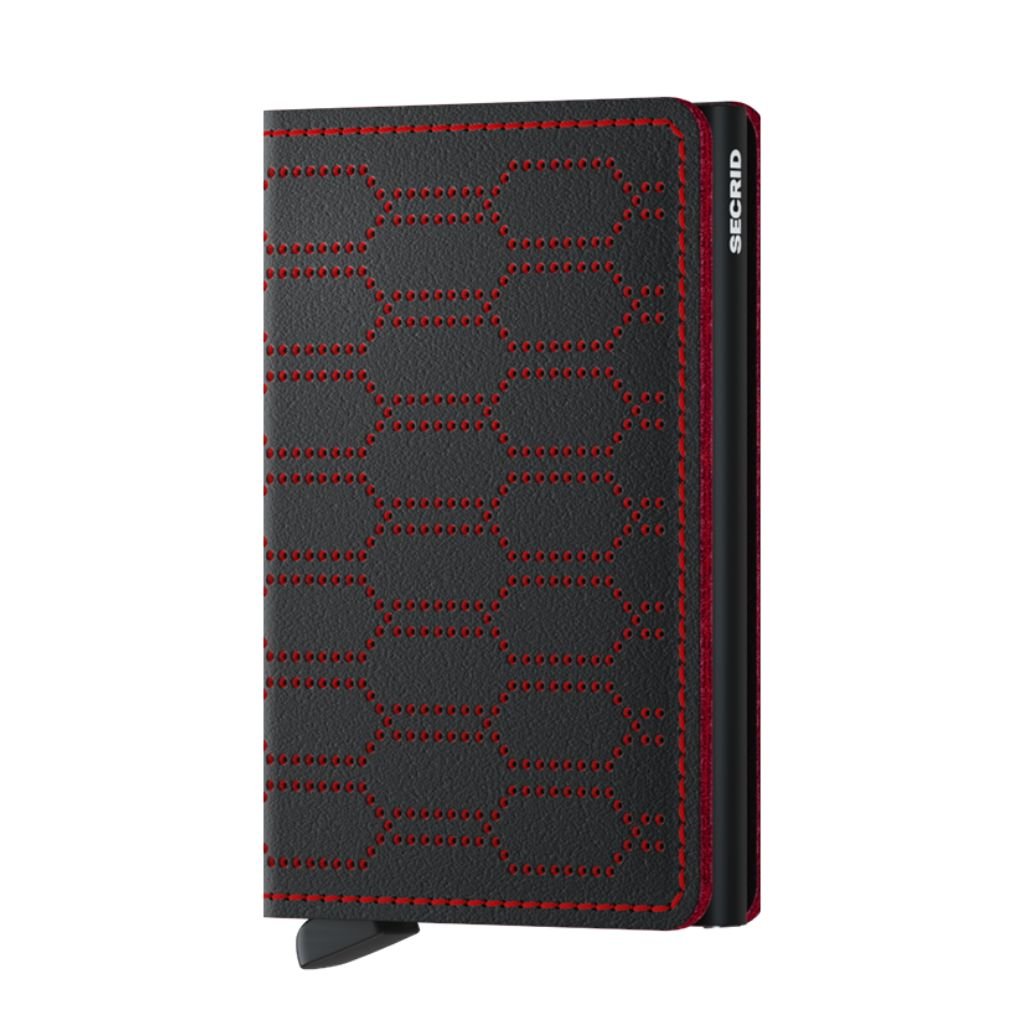 Secrid Slimwallet Fuel Black-Red - Love Luggage