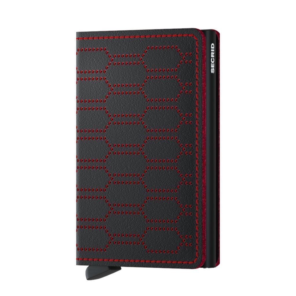Secrid Slimwallet Fuel Black - Red - Love Luggage