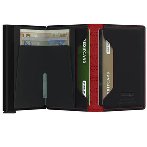 Secrid Slimwallet Fuel Black - Red - Love Luggage