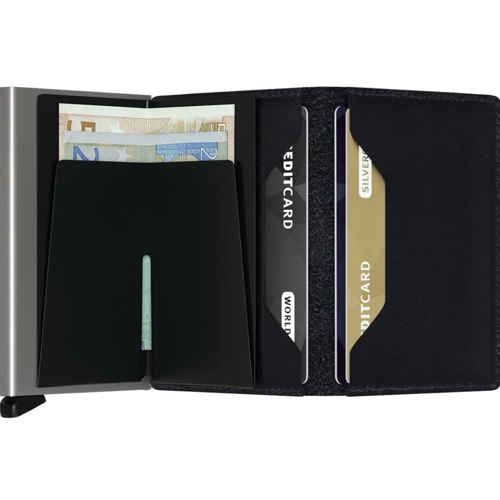 Secrid Slimwallet - Original Black Leather - Love Luggage