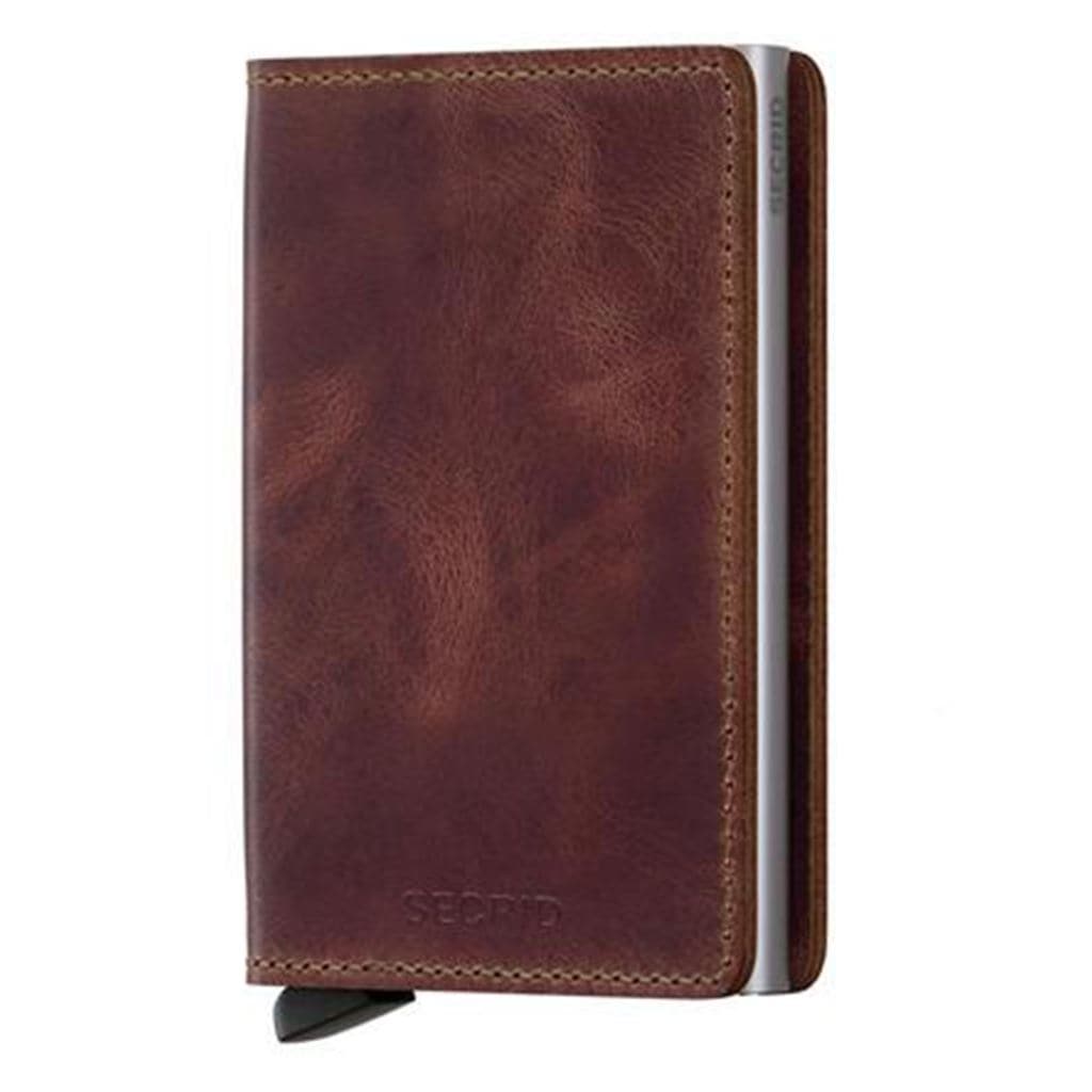 Secrid Slimwallet - Vintage Brown Leather - Love Luggage