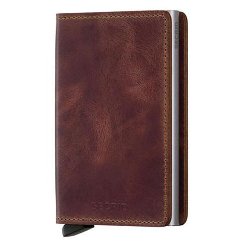 Secrid Slimwallet - Vintage Brown Leather - Love Luggage