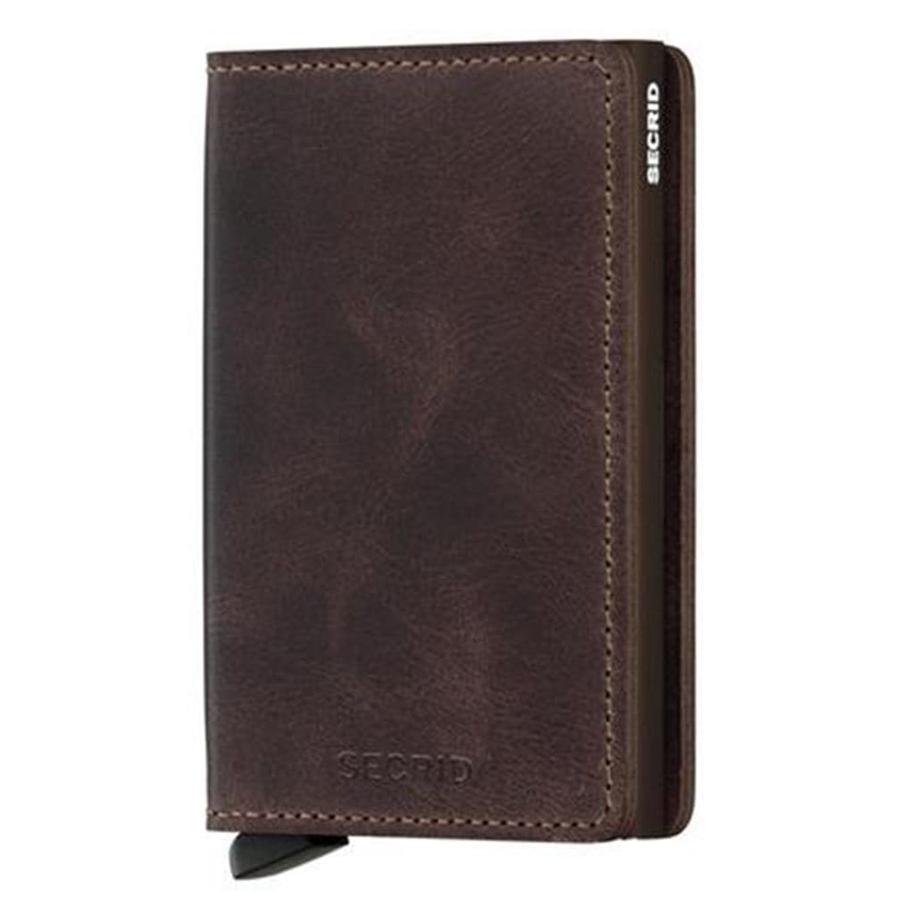 Secrid Slimwallet - Vintage Chocolate Leather - Love Luggage