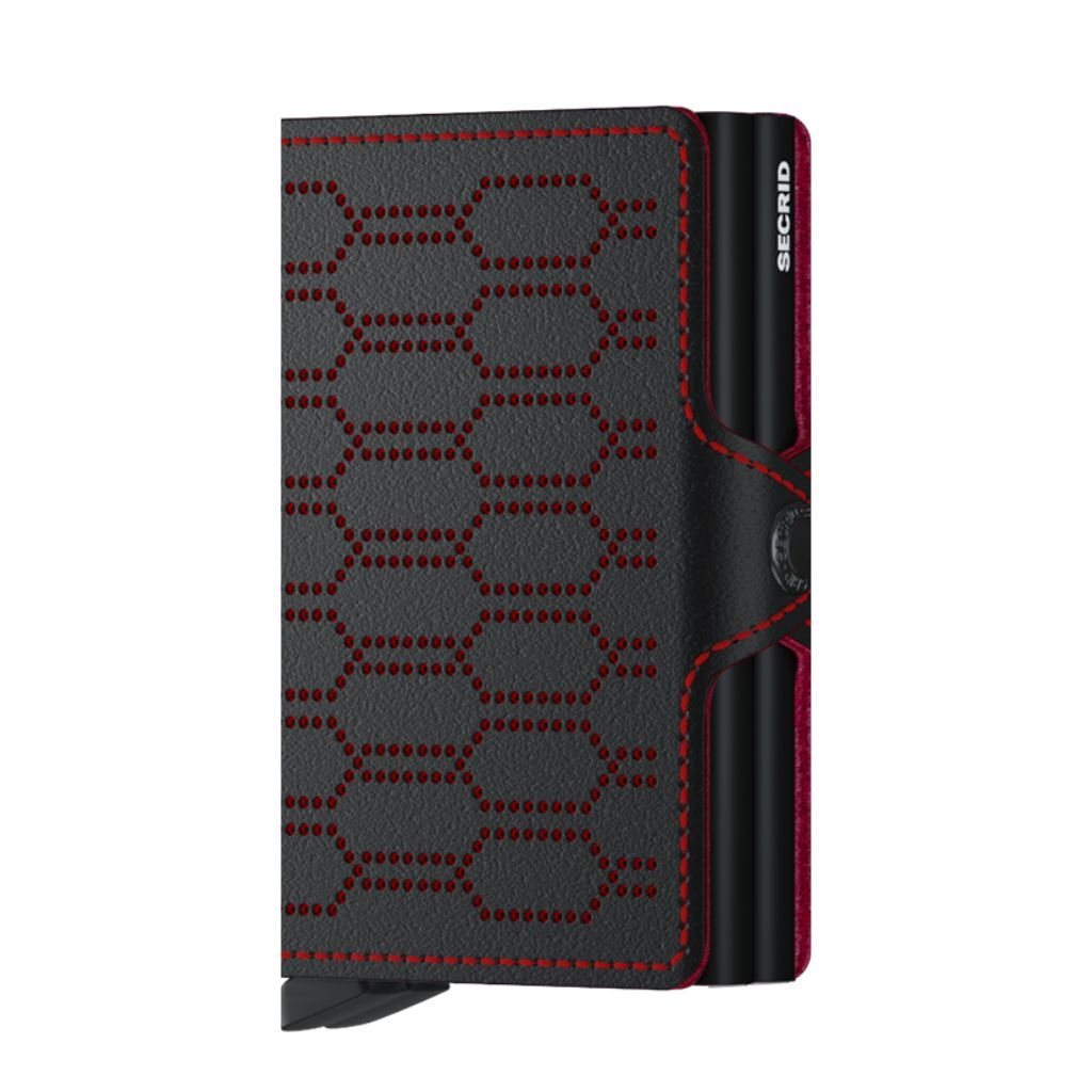 Secrid Twinwallet Fuel Black - Red - Love Luggage