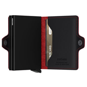 Secrid Twinwallet Fuel Black - Red - Love Luggage