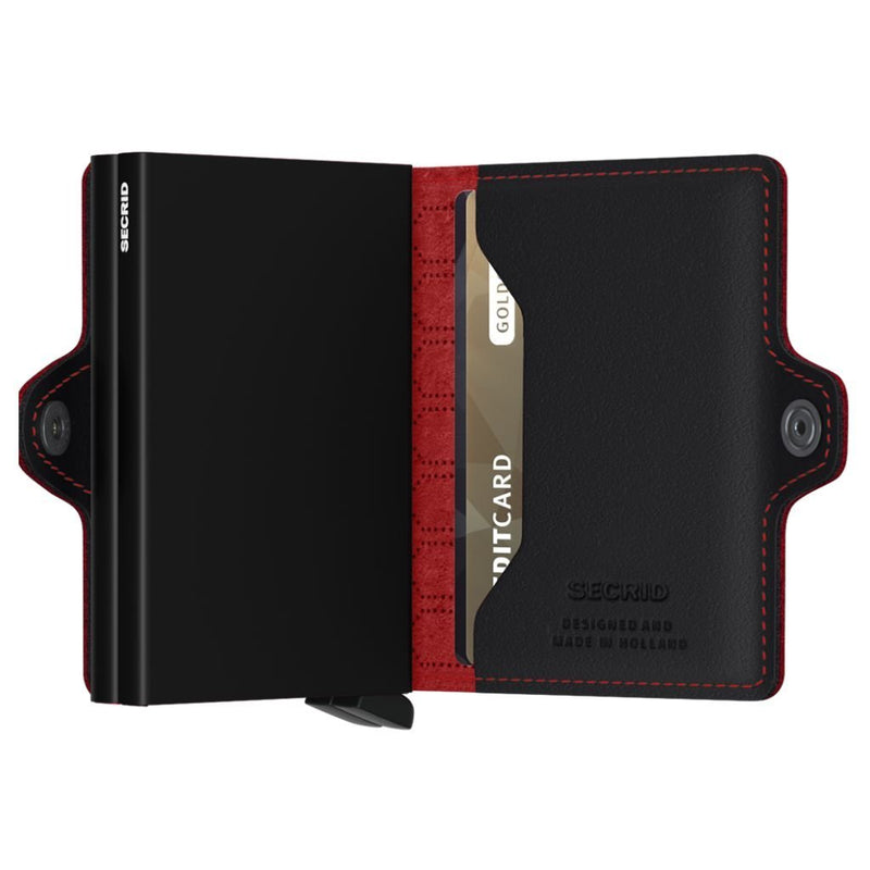 Secrid Twinwallet Fuel Black - Red - Love Luggage