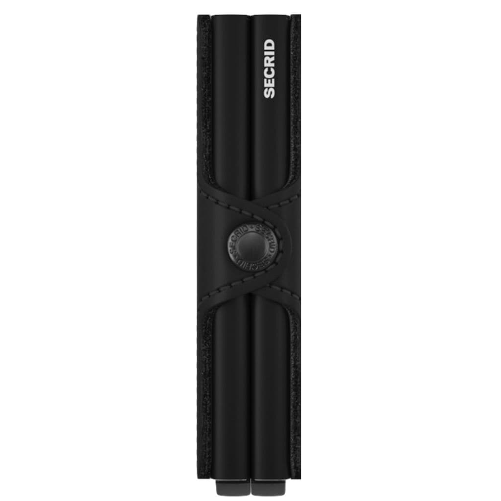 Secrid Twinwallet - Matte Black Leather - Love Luggage