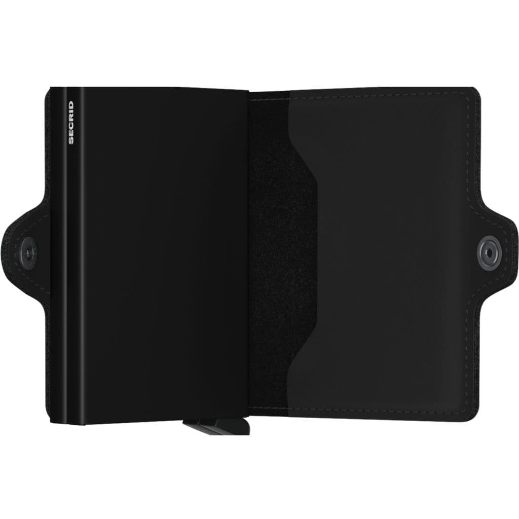 Secrid Twinwallet - Matte Black Leather - Love Luggage