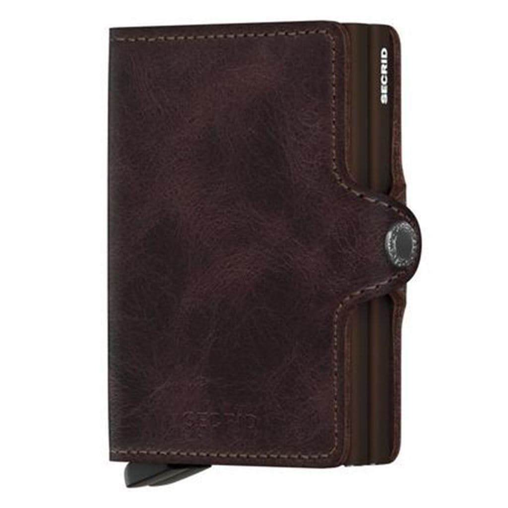 Secrid Twinwallet - Vintage Chocolate Leather - Love Luggage