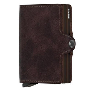 Secrid Twinwallet - Vintage Chocolate Leather - Love Luggage